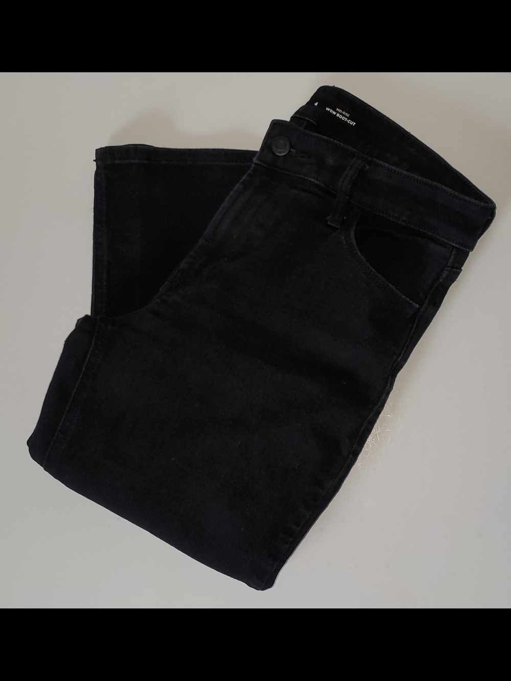 Black Wow Bootcut Jeans